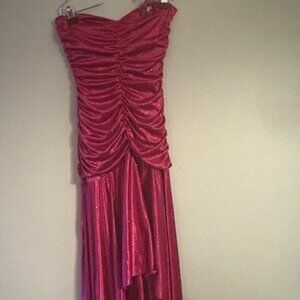 NWT Vintage Y2K 2000's Ruby Rox Red Glitter Dress Size Large